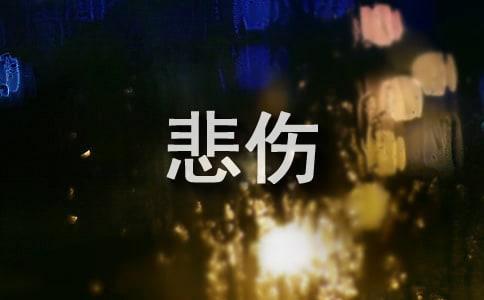 一件悲伤的事作文